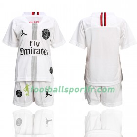 Tenue Paris Saint Germain Jordan Blanc Enfant Troisieme 2018-2019 Maillot de Foot
